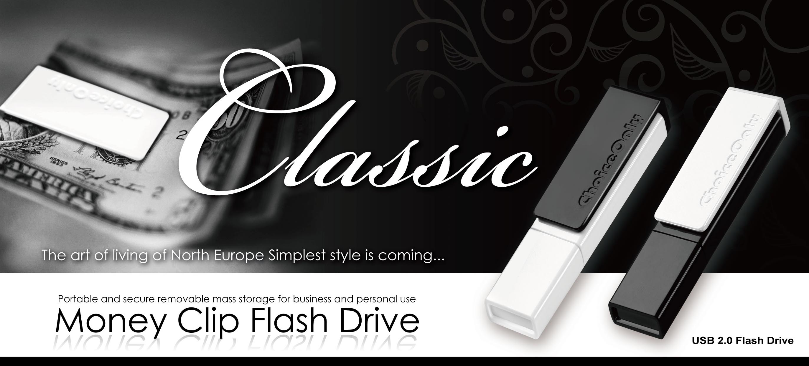 Classic Money Clip Flash Drive