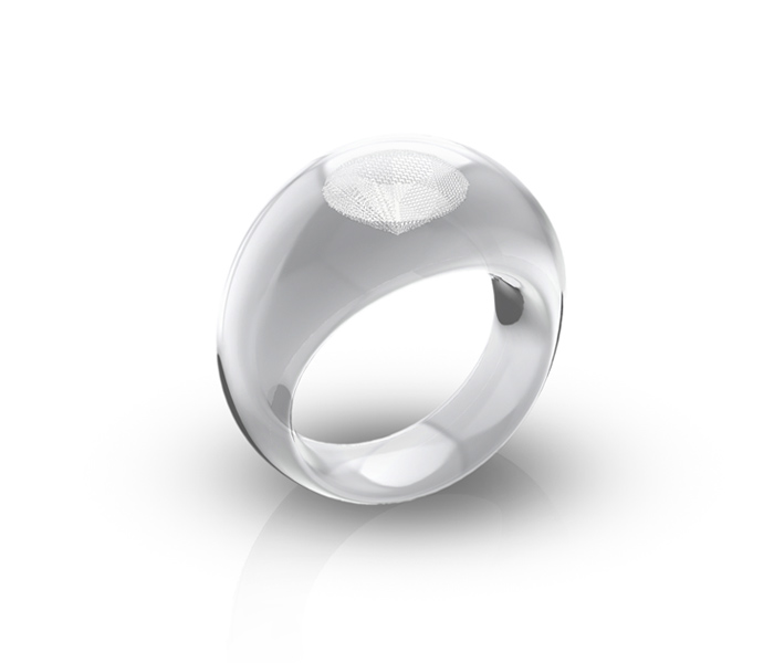 diamond ghost ring