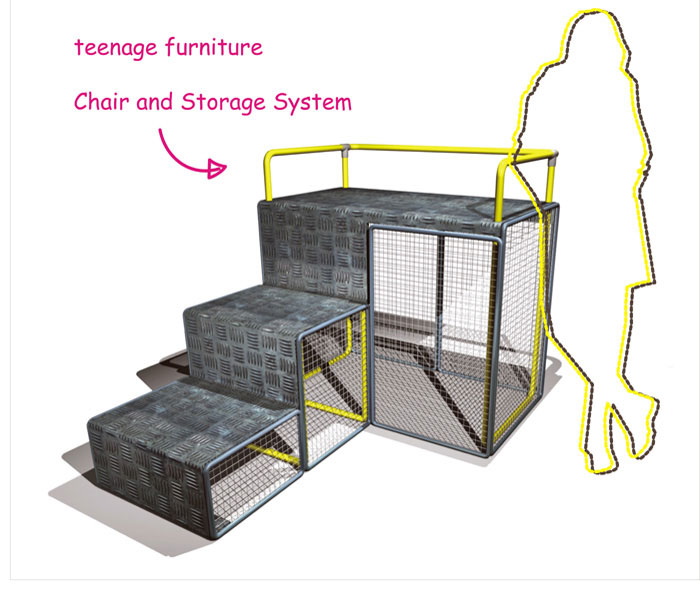 chair&storage system