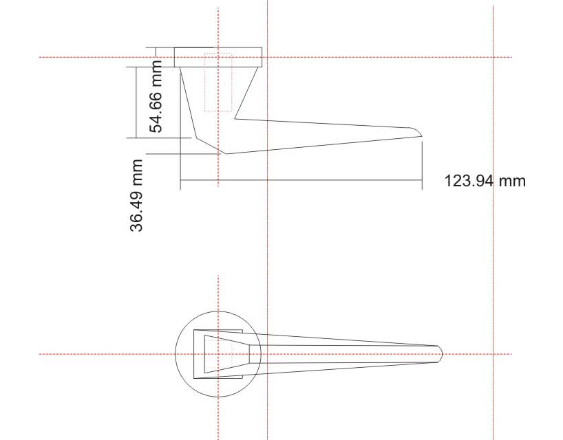 Square handle