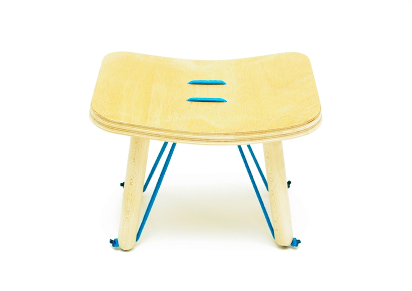 Alexandre Pain : Strapi, a minimal stool for kids