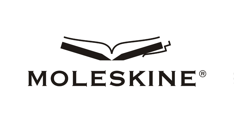 pen + pencil + notebook  = moleskine logo