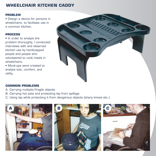 Wheelchair Kitchen Caddy