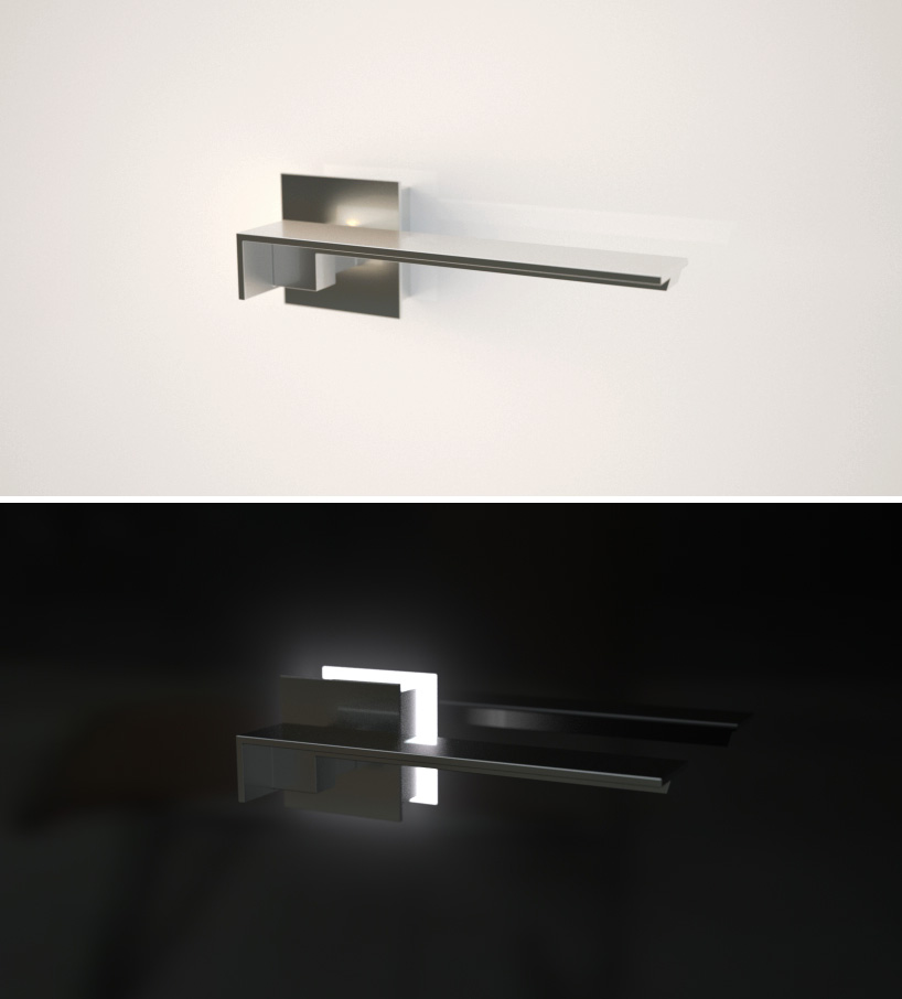 squared handle