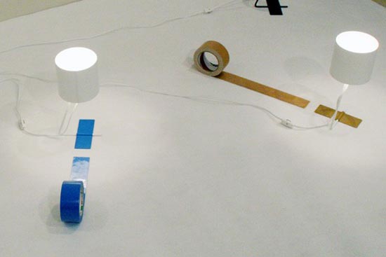 temporary table lamps by etsuo shibuya of shibuya design studio