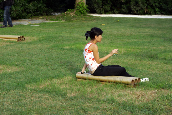 venice architecture biennale 08: 'paper brick house' in the chinese pavilion