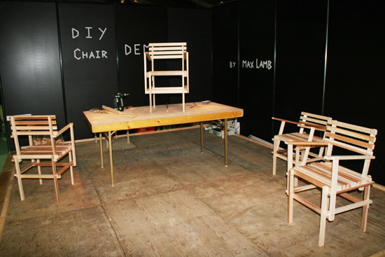 max lamb presents DIY chair at tokyo design week 08