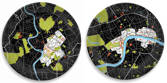 'city plates collection'