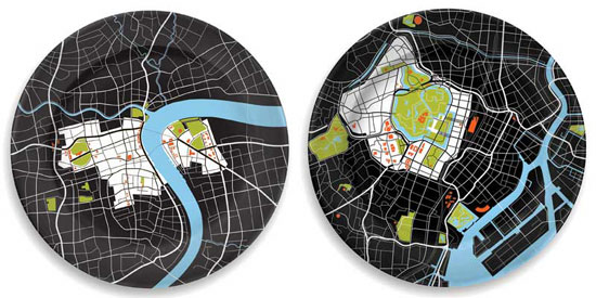 'city plates collection'