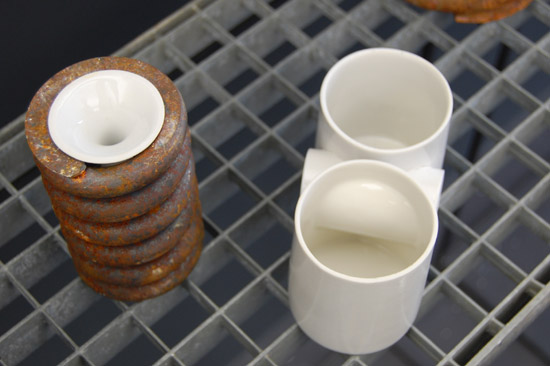 prague designblok 08: studio of ceramics and porcelain at AAAD in prague