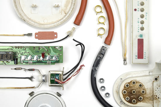 'disassembled appliances' by brittny badger