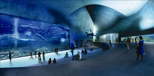 'whirlpool' aquarium, copenhagen by 3xn