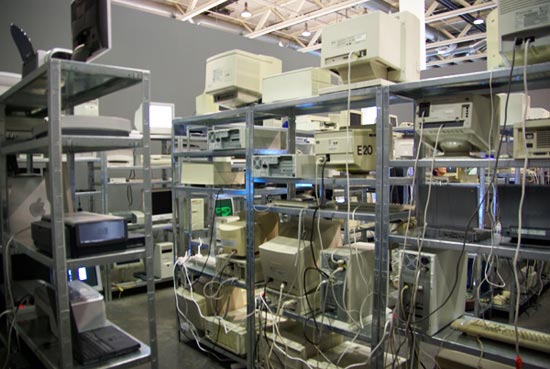 progressive computer spiral by christian philipp mueller / art basel 2008