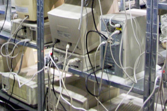 progressive computer spiral by christian philipp mueller / art basel 2008