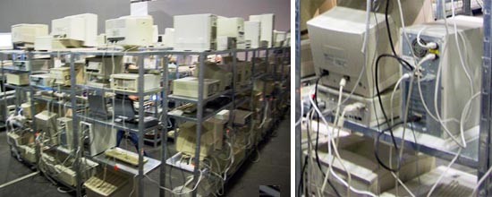 progressive computer spiral by christian philipp mueller / art basel 2008