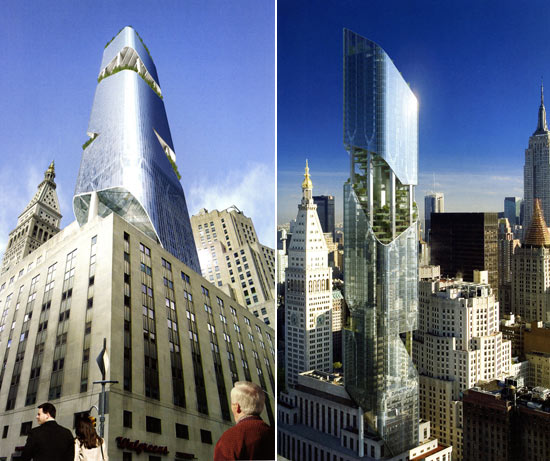 daniel libeskind's green new york tower