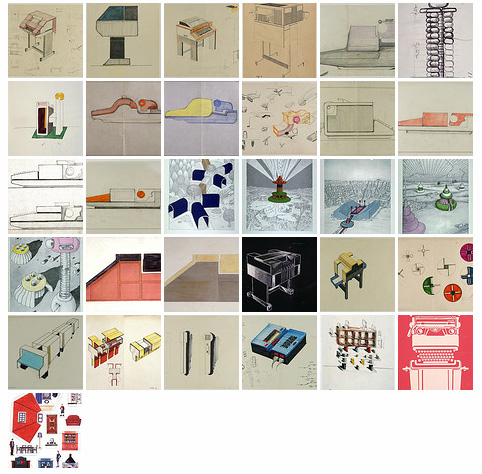 drawings by ettore sottsass