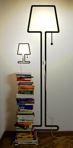 designboom shop: tall & tiny lamp stickers