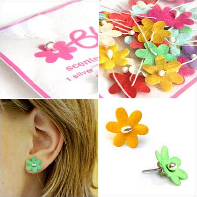 designboom shop: bloom, scented flower earring