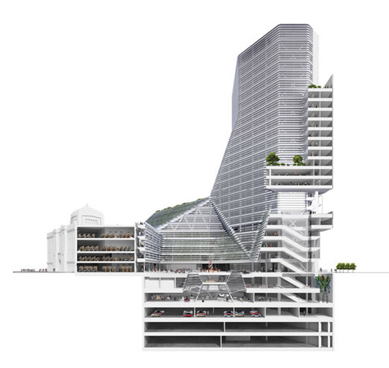 new seoul city hall by mass studies