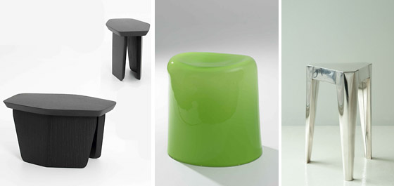 stools   so close to the ground