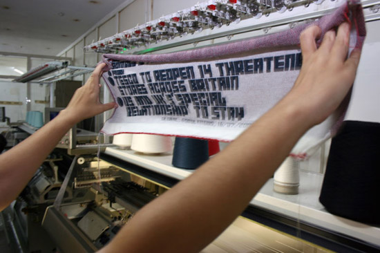 news via your sweater