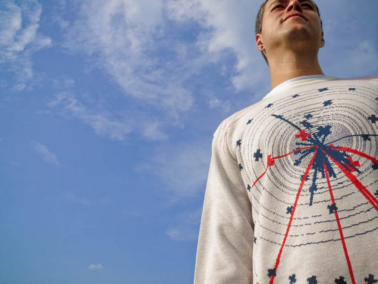 news via your sweater