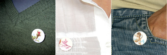 designboom mart tokyo preview: ceramic badges