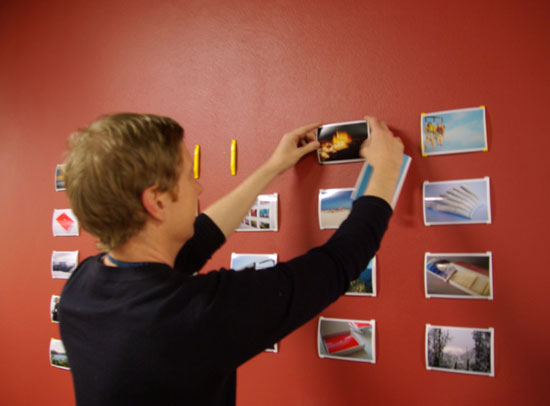 'photowall' by curator at the sydney design festival 2008