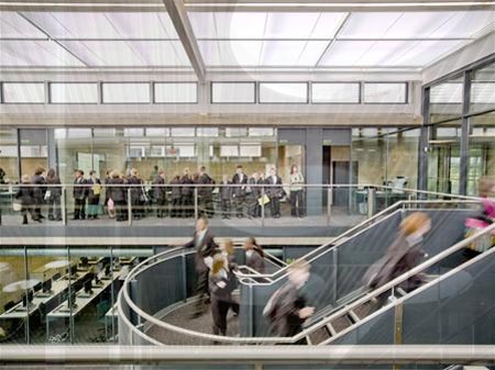 corby business academy opens by foster + partners