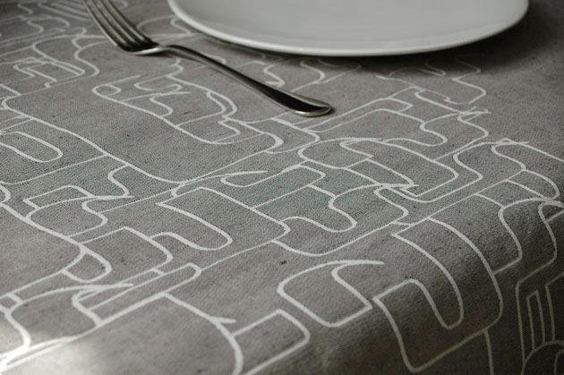 damask tablecloth by paul van berkel