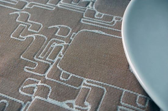 damask tablecloth by paul van berkel