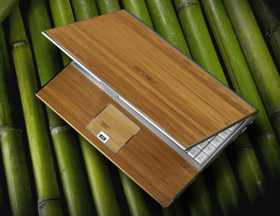 asus launches bamboo laptop