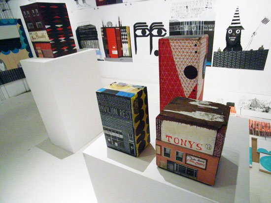 'take away' by neasden control centre at calm & punk gallery, tokyo, japan