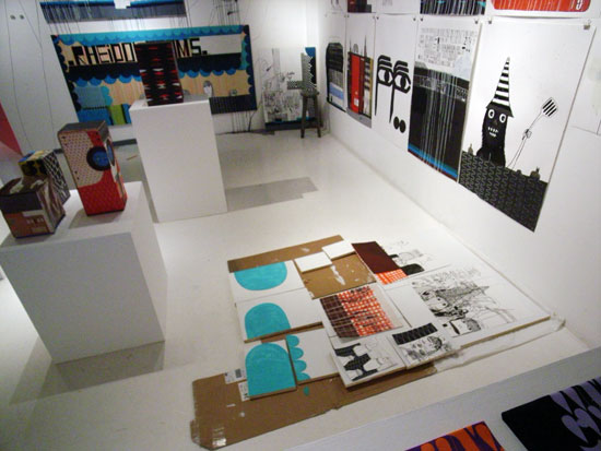 'take away' by neasden control centre at calm & punk gallery, tokyo, japan