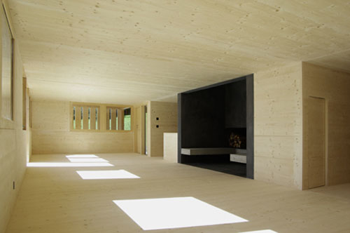 charles pictet architects holiday chalet, les diablerets, switzerland