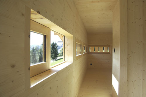charles pictet architects holiday chalet, les diablerets, switzerland
