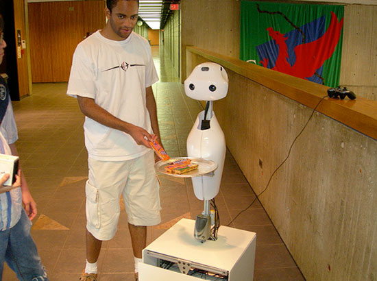 'snackbot' by carnegie mellon university