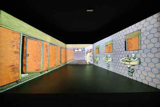 tabaimo at moderna museet, stockholm, sweden