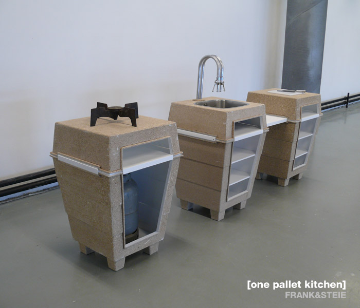 'one pallet kitchen' by steie van vugt + frank winnubst