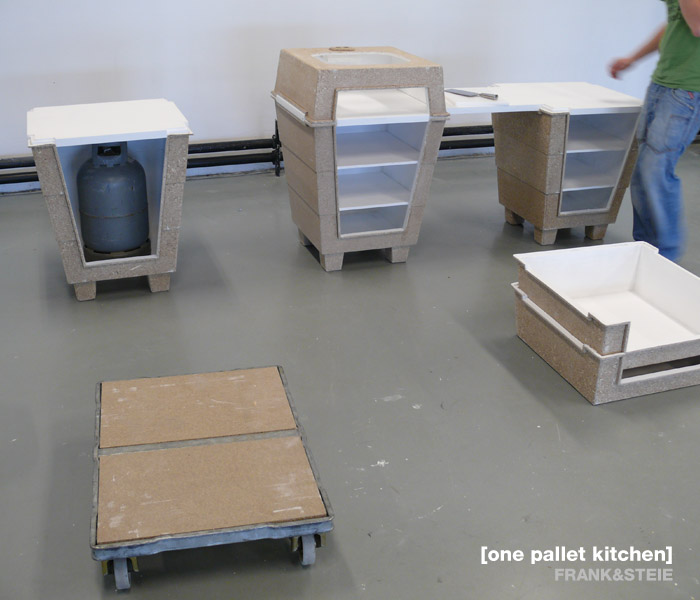 'one pallet kitchen' by steie van vugt + frank winnubst