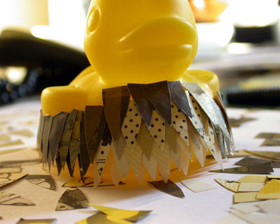 duck sculpture by joel lanzo