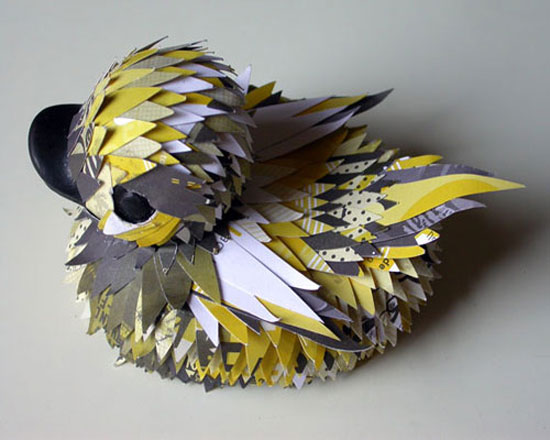 Rubber Duck Paper Sculpture · Creative Fabrica