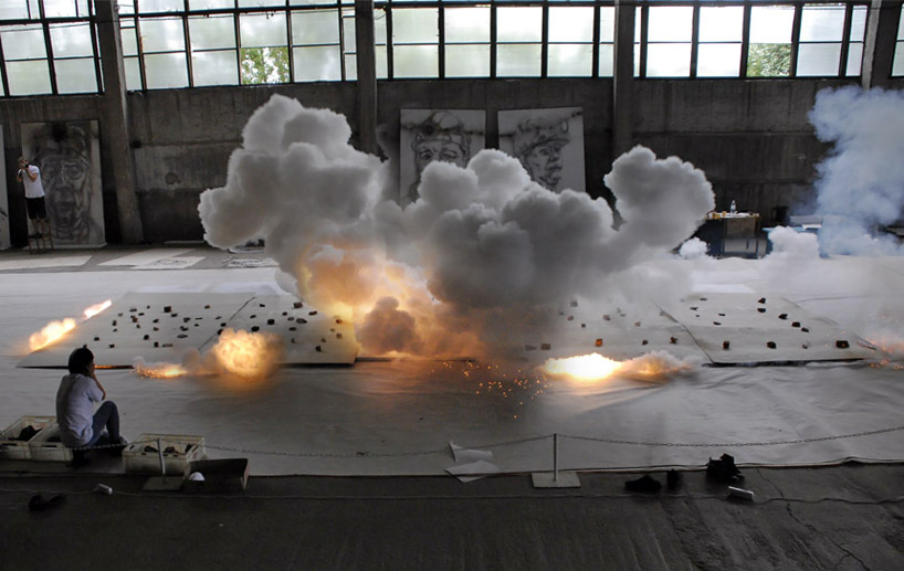 cai guo qiang: 1040M underground at izolyatsia
