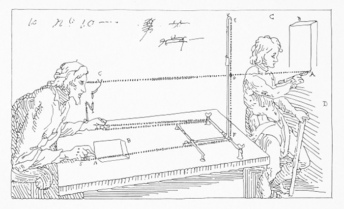 CNC historical drawing machine