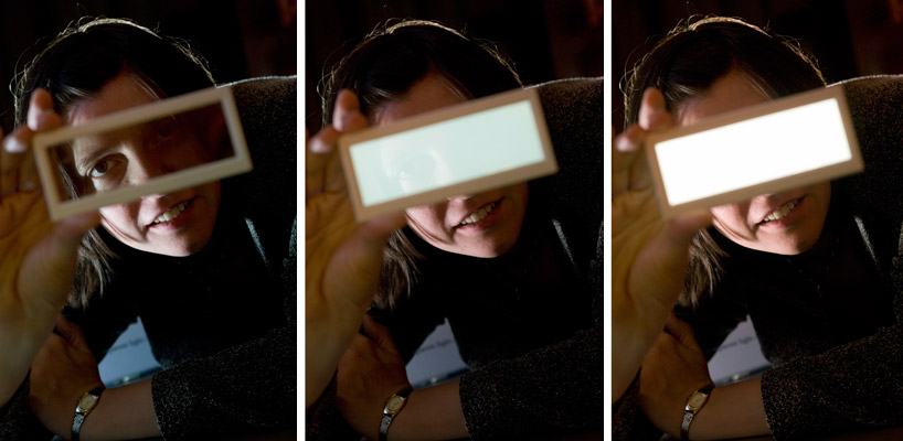 solar powered OLED transparent car roof