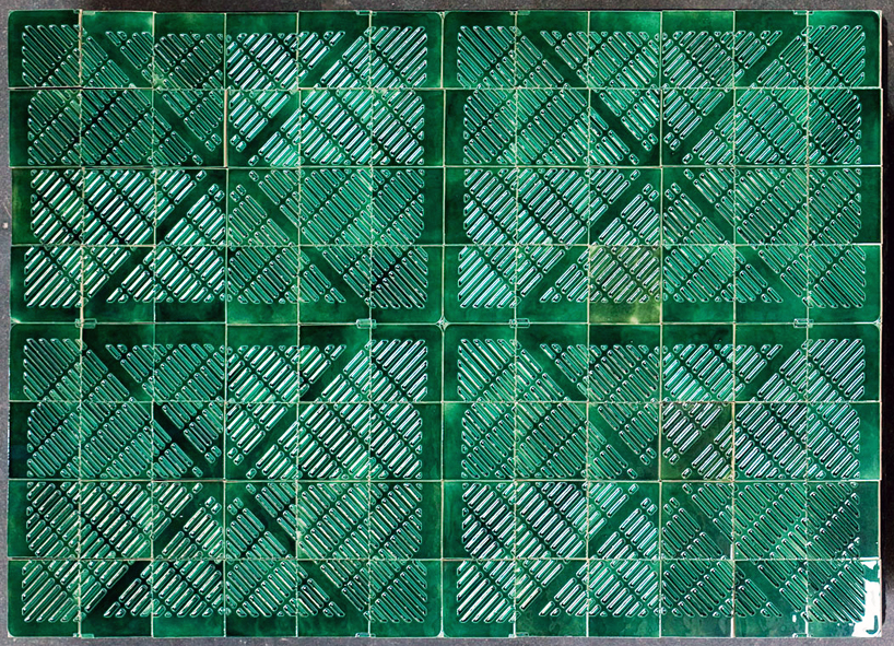 dutch design week   maaike roozenburg: polypropylene crate tile collection