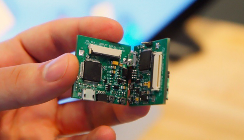 OLED display cubes at MIT media lab