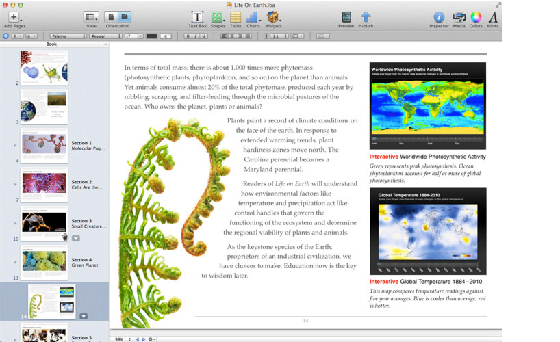 apple iBooks 2, iBooks author, and iTunes U for interactive education