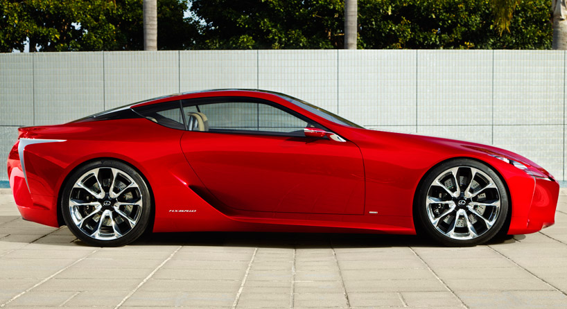 LEXUS LF LC coupe concept at detroit auto show